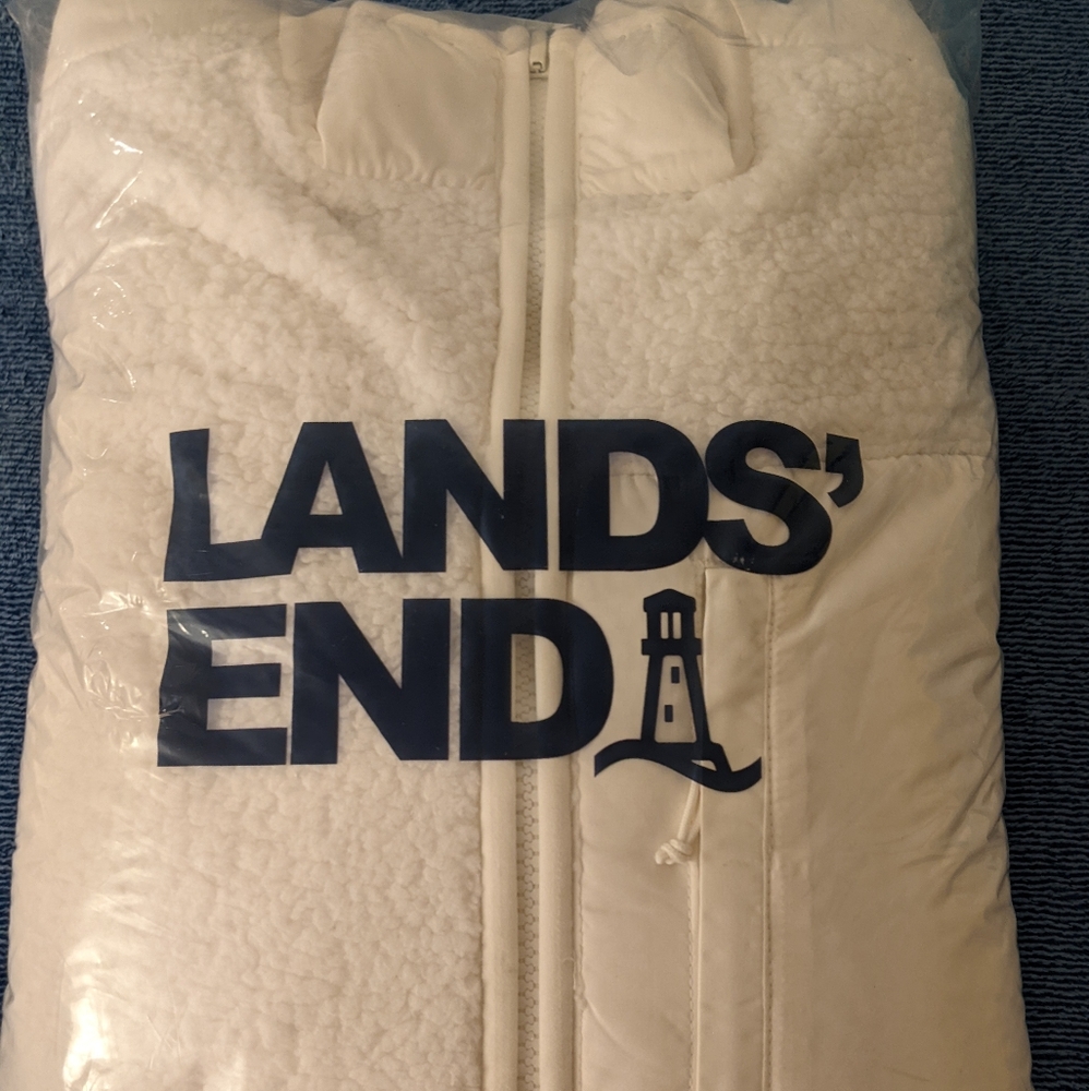 Lands End women's Fleece Sherpa jacket